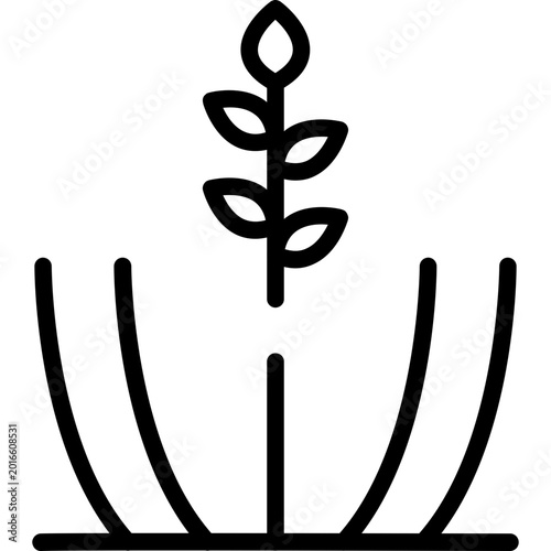 Rice Field Icon