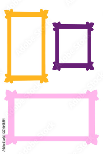 Cute doodle frame collection. Hand drawn border set, scrapbook photo frames, decorative social media templates, journaling frames, collage elements,  stickers, aesthetic design assets. PNG, high-res. 