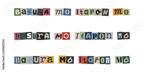 Fotografie Basura mo itapon mo