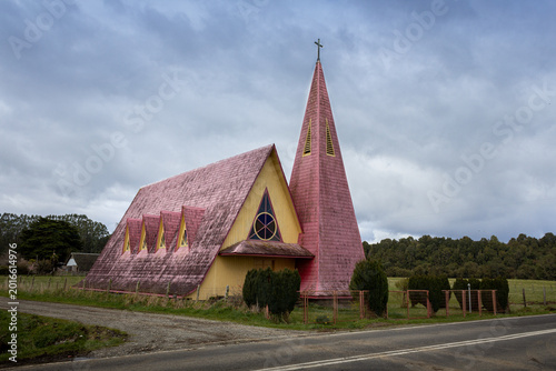 Schilderij op canvas Capilla las lomas, Puerto Montt