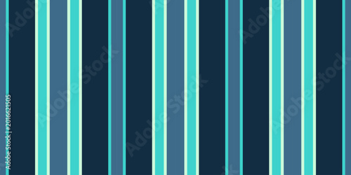 Canvas Print Serene teal and navy vertical stripes create a calming, minimalist pattern perfect for website backgrounds, textiles, or packaging