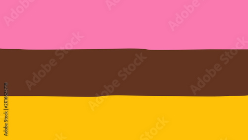 Bild auf Leinwand Abstract sweet neapolitan color background