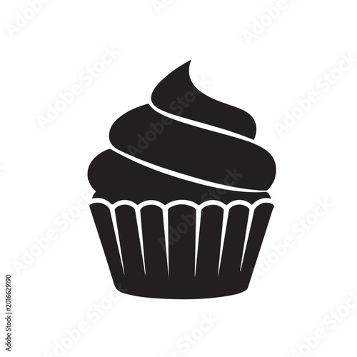 Quadro su tela Cup cake icon sign symbol