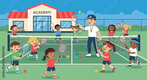 Children's Tennis Academy Class