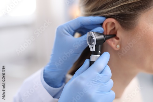 Bilde på lerret Hearing test