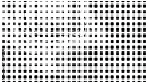 Tableau sur toile Abstract halftone pattern with varying dot density halftone abstract gradient mo