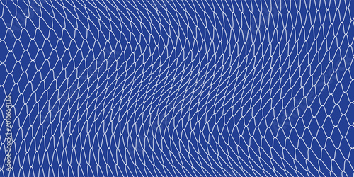 Obraz na plátne Vector net pattern. Rope net illustration.