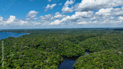 Tableau sur toile Amazon River In Manaus Amazonas Brazil