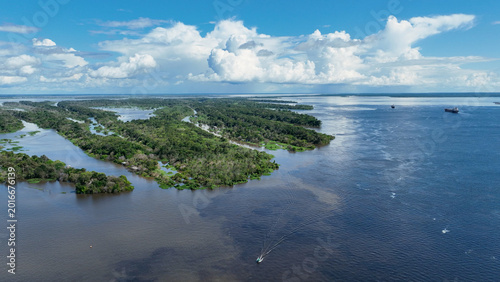 Photos Boat Sailing In Manaus Amazonas Brazil