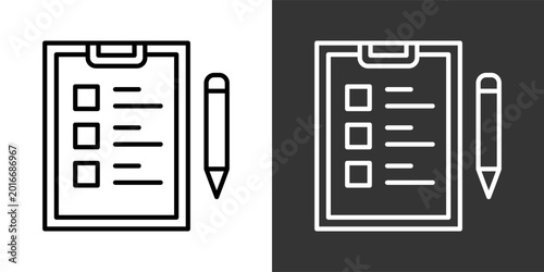 Requirements Black And White Icon Set Collection Pack Vector Illustration