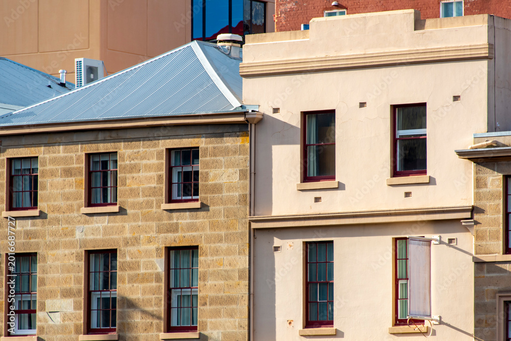 Obraz premium Old Colonial Georgian Architecture in Hobart - Tasmania