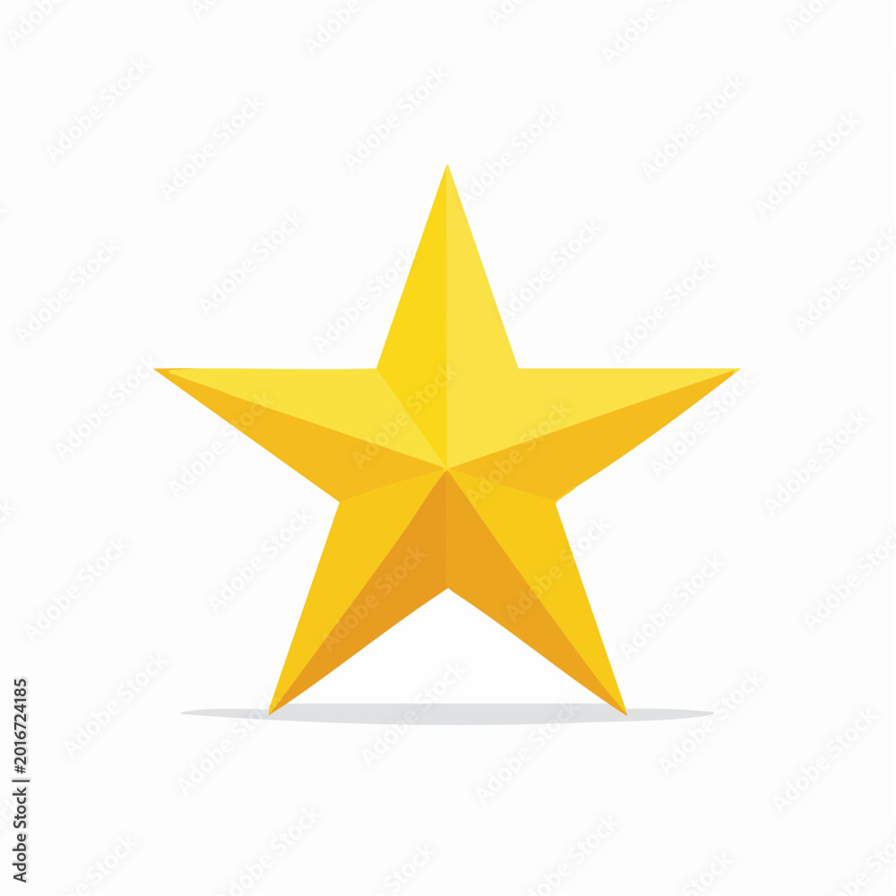 Fototapeta premium Golden Star Icon
