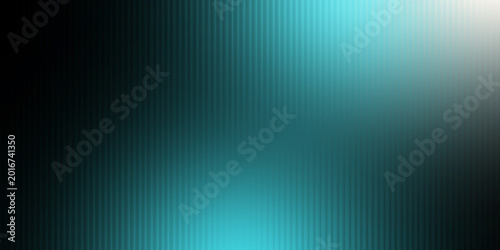 Modern ribbed fractal glass background with vertical lines and teal light gradients. Perfect for creative media, digital art, and poster designs.