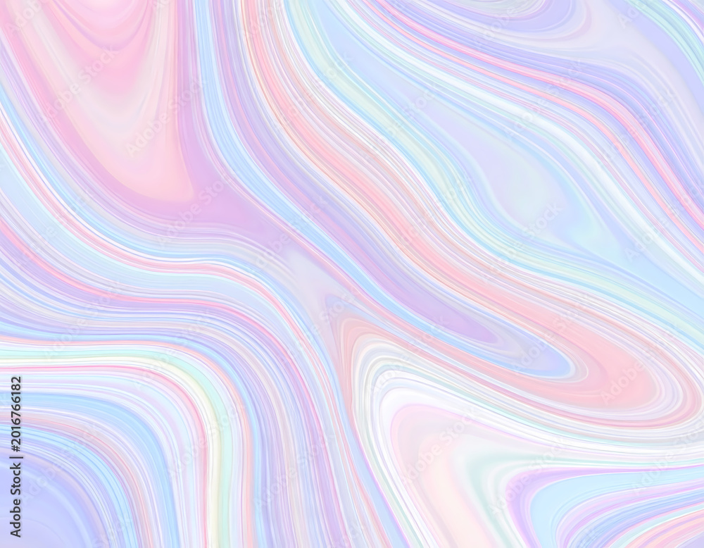 Obraz premium Soft purple and peach liquid marble swirl texture.
