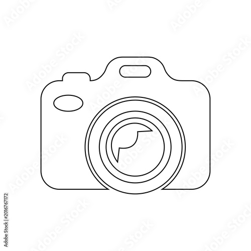 Photo camera icon digital camera vector illustration for photography and shooting equipment technology design
