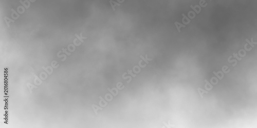 Billede på lærred Atmospheric gray smoke background, ethereal white mist texture, moody fog overla