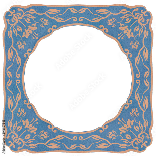 quare pattern frame 019