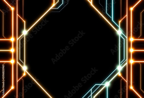 abstract glowing background