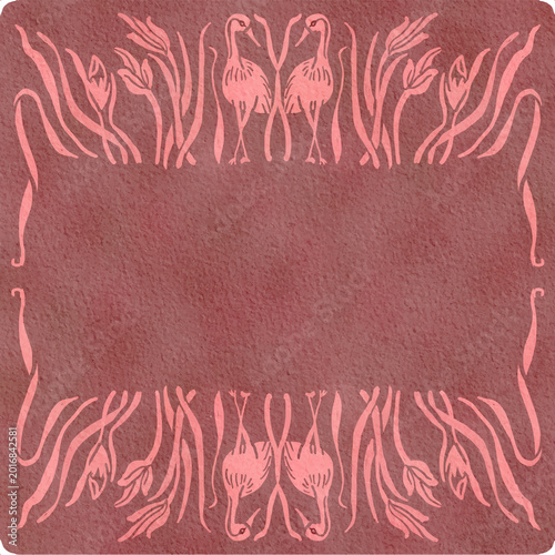 square pattern frame 018