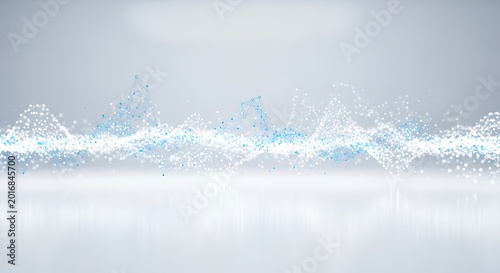 Abstract Water Splash with Dynamic Motion and Light Reflection.
