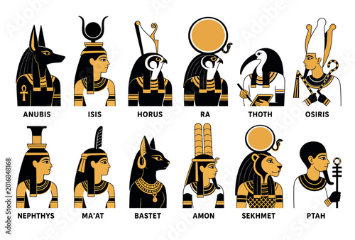 Egyptian Gods And Goddesses.