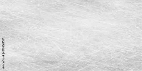Bild auf Leinwand White snow texture background with winter frost pattern, clean close up icy surf