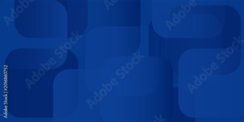 Foto Modern blue background with glowing geometric lines