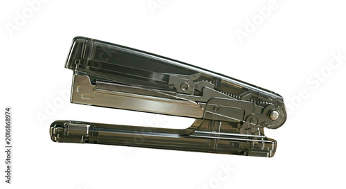 Transparent stapler isolated on transparent background 