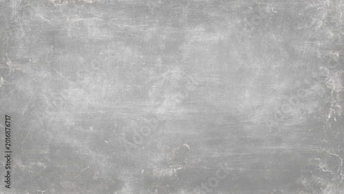 Tableau sur toile Gray scratched and worn textured surface with scratches and marks all over it on