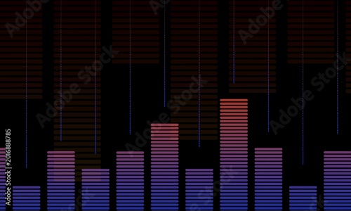 Canvastavla Sound equalizer background