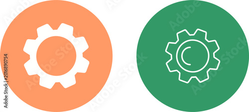 Foto Cogwheel Vector Icon