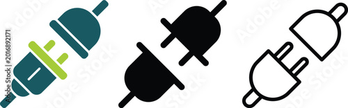 Fotografie Electrical Socket with Plug