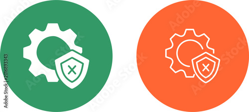 Unprotected Vector Icon