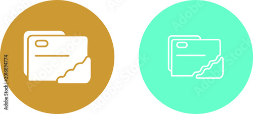 Cuadro en lienzo Damage Vector Icon