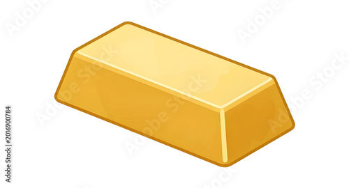 Fotografie gold, ingot, isolated, bar, bullion, shiny, precious, wealth, investment, mining