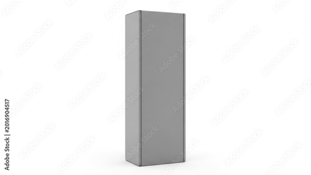 Fototapeta premium Cardboard box isolated on white background