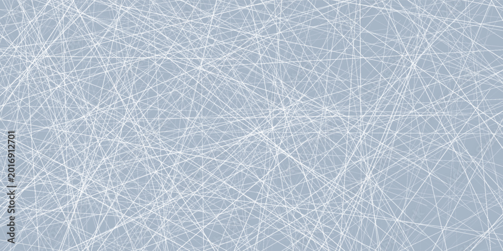 Fototapeta premium Skating rink vector illustration. Winter sport background. Abstract scratched ice background with lines. vector design
