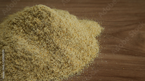 Bilde på lerret High Angle View Closeup of Corn Flour