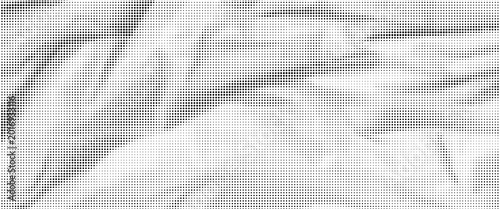 Konstfotografi Dotted wave line background. Black halftone undulate pattern.