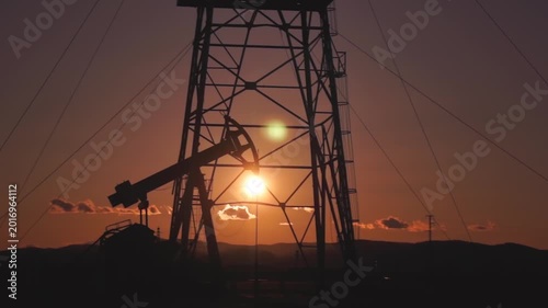 A pumpjack is the overground drive for a reciprocating piston pump in an oil well, commonly known as a 