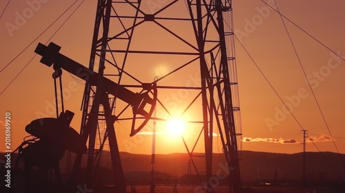 A pumpjack is the overground drive for a reciprocating piston pump in an oil well, commonly known as a 