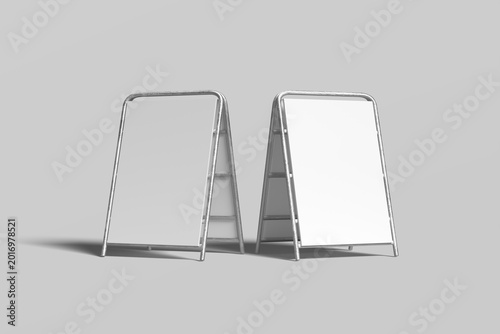 Sandwich Board Blank Mockup