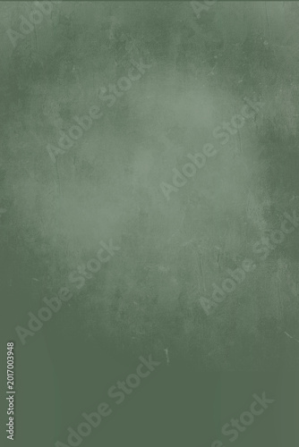 Abstract deep olive green chalkboard, dusty grunge textures wallpaper  background. Vertical with copy space. 