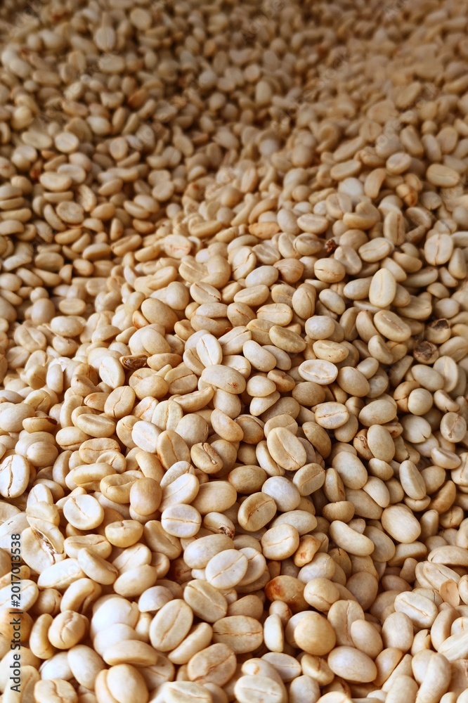 Fototapeta premium Close up of coffee beans for background