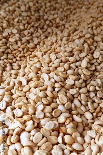 Close up of coffee beans for background