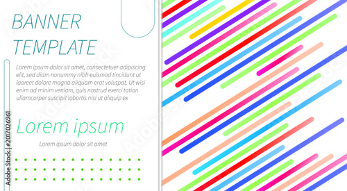 modern creative decoration abstract banner