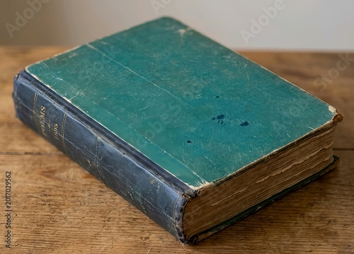 old book on wooden background