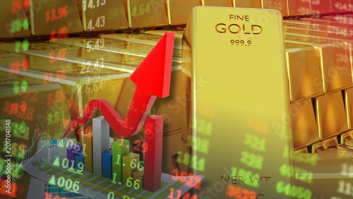 Fotografie Global bullion markets are witnessing a powerful gold price spike