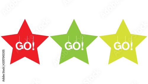 GO letter logo vector icon illustration