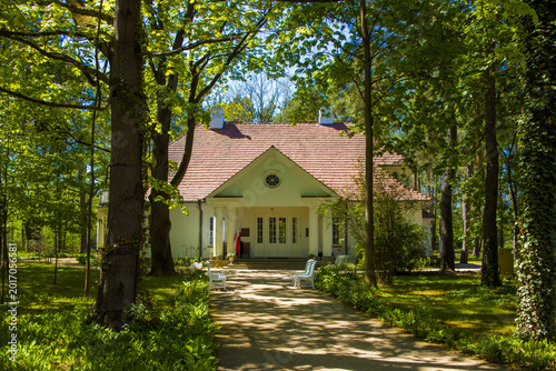 Photos Renovated Milusin manor of marshal Piłsudski in spring.
